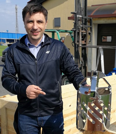 Docelowy homogenizator - przemysłowy mieszalnik homogenizujący 315RS250, 19 kW Docelowy homogenizator - przemysłowy mieszalnik homogenizujący 315RS250, 19 kW