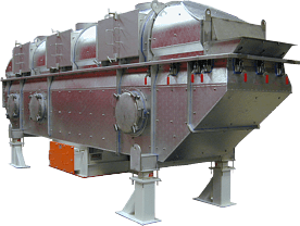 Fluid bed dryers, vibrating conveyors
